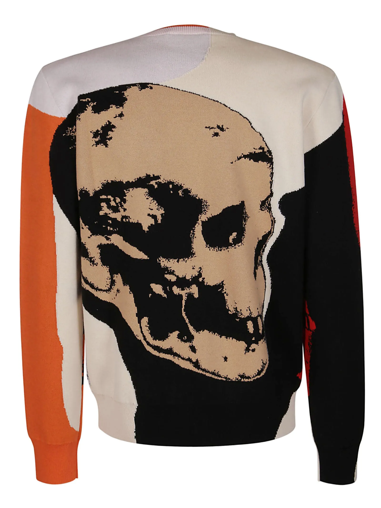 Alexander McQueen Skull Intarsia Crewneck Jumper