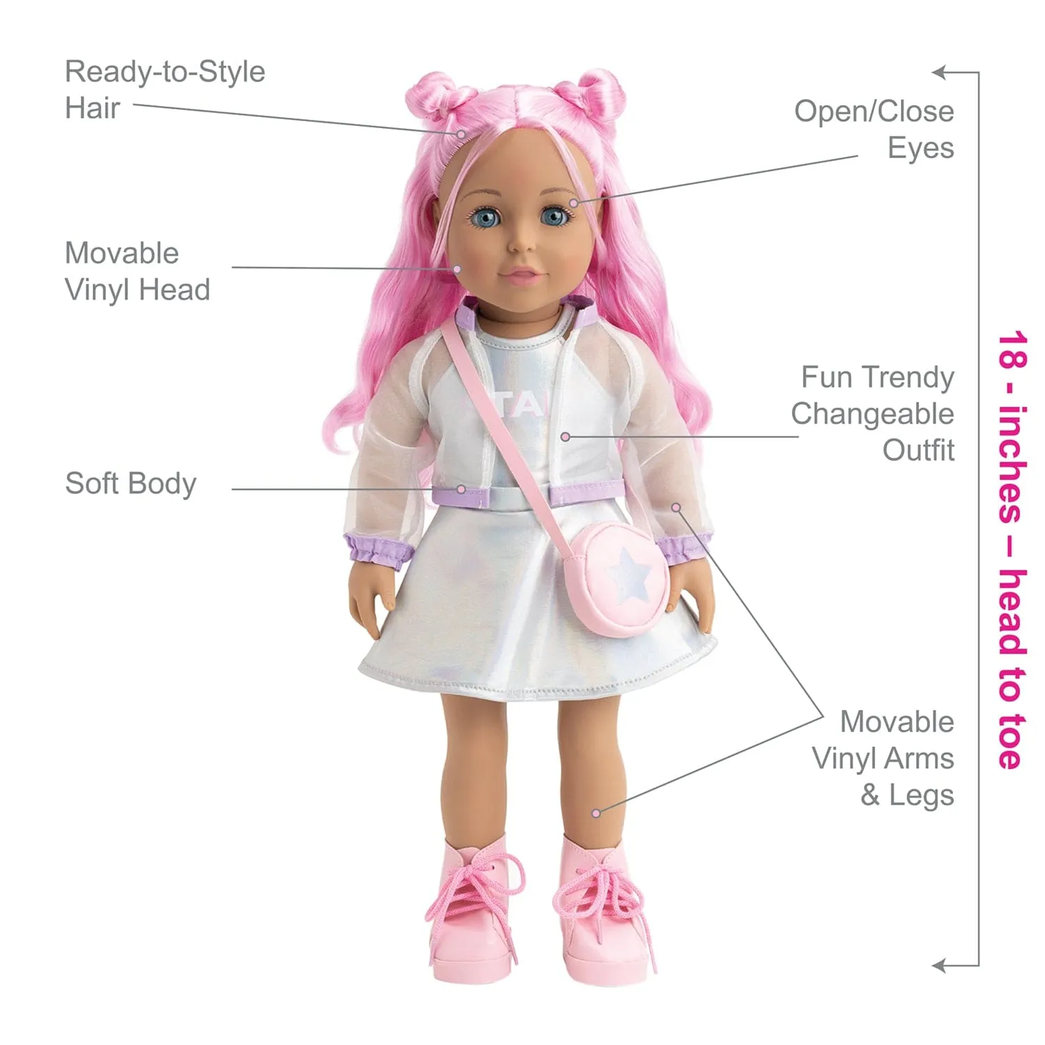 Amazing Girls 18 inch Doll Star