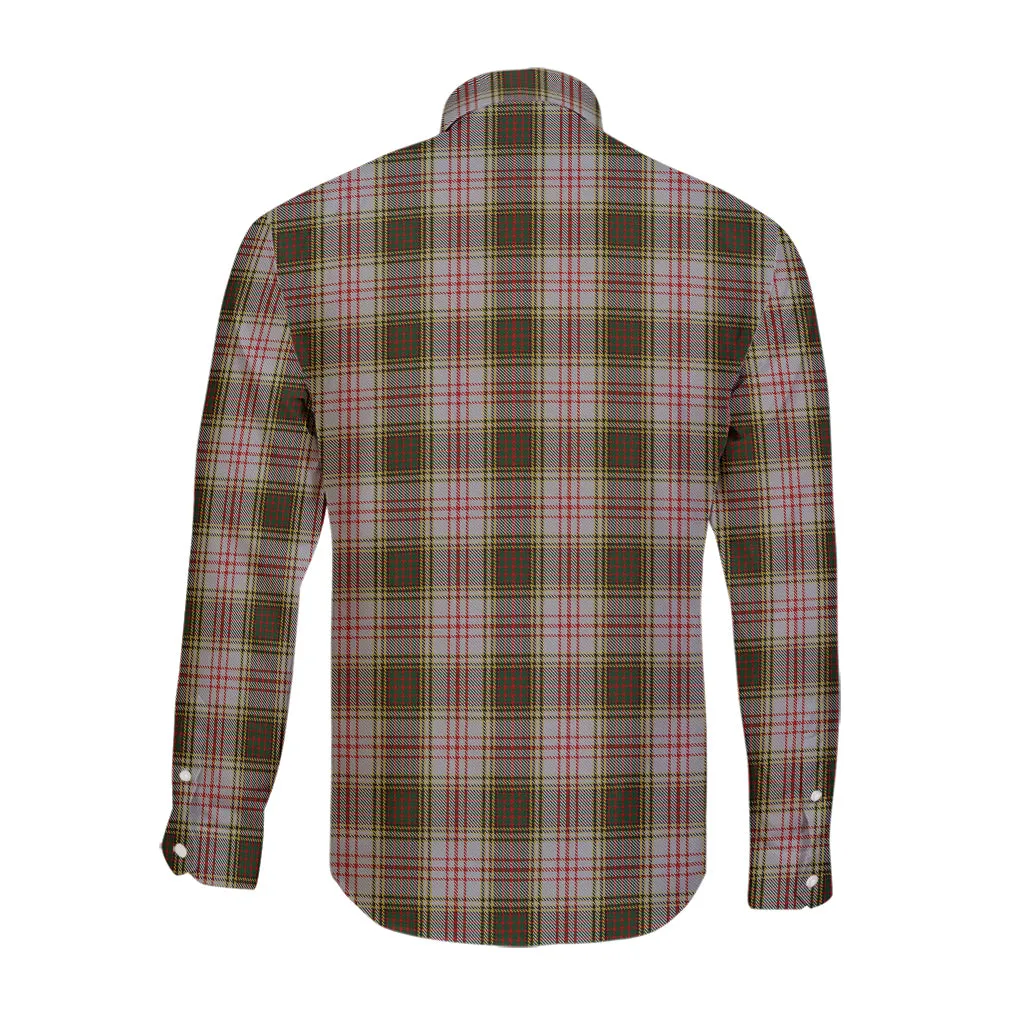 Anderson Dress Tartan Long Sleeve Button Up Shirt with Family Crest