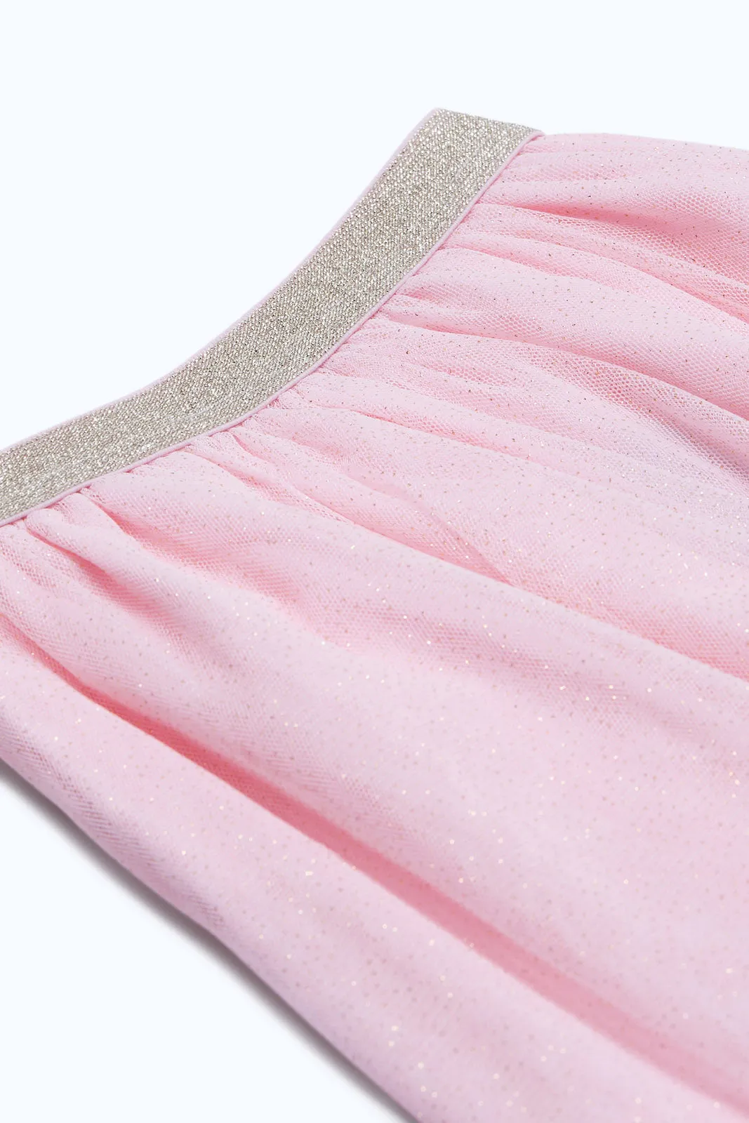 Baby Girls Pink Mesh Skirt