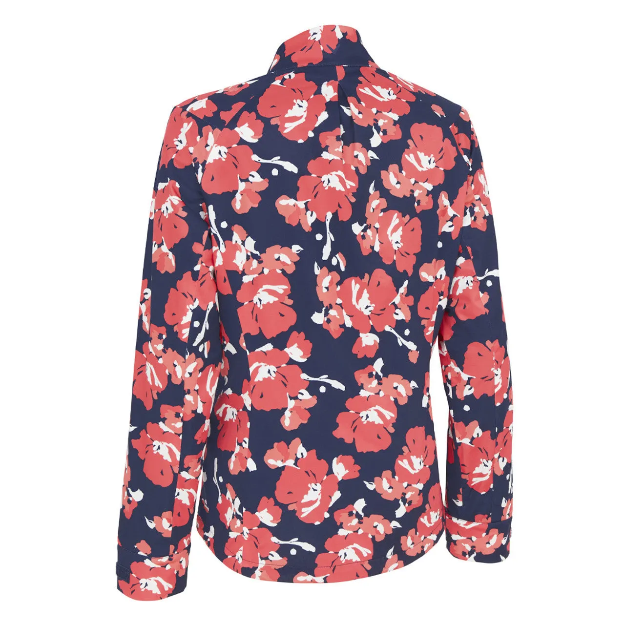 Callaway Golf Ladies Floral Soft Shell Jacket- Peacoat - CGJSC056