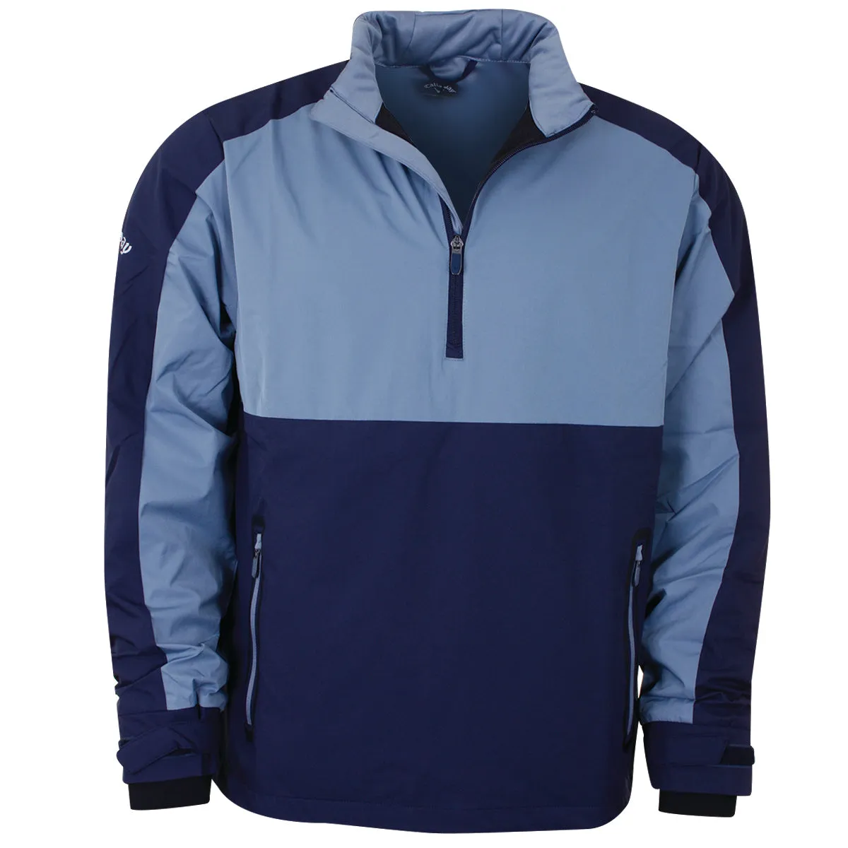 Callaway Golf Mens Golf 1/2 Zip Block Water Resistant Wind Jacket - CGRF90D4GG
