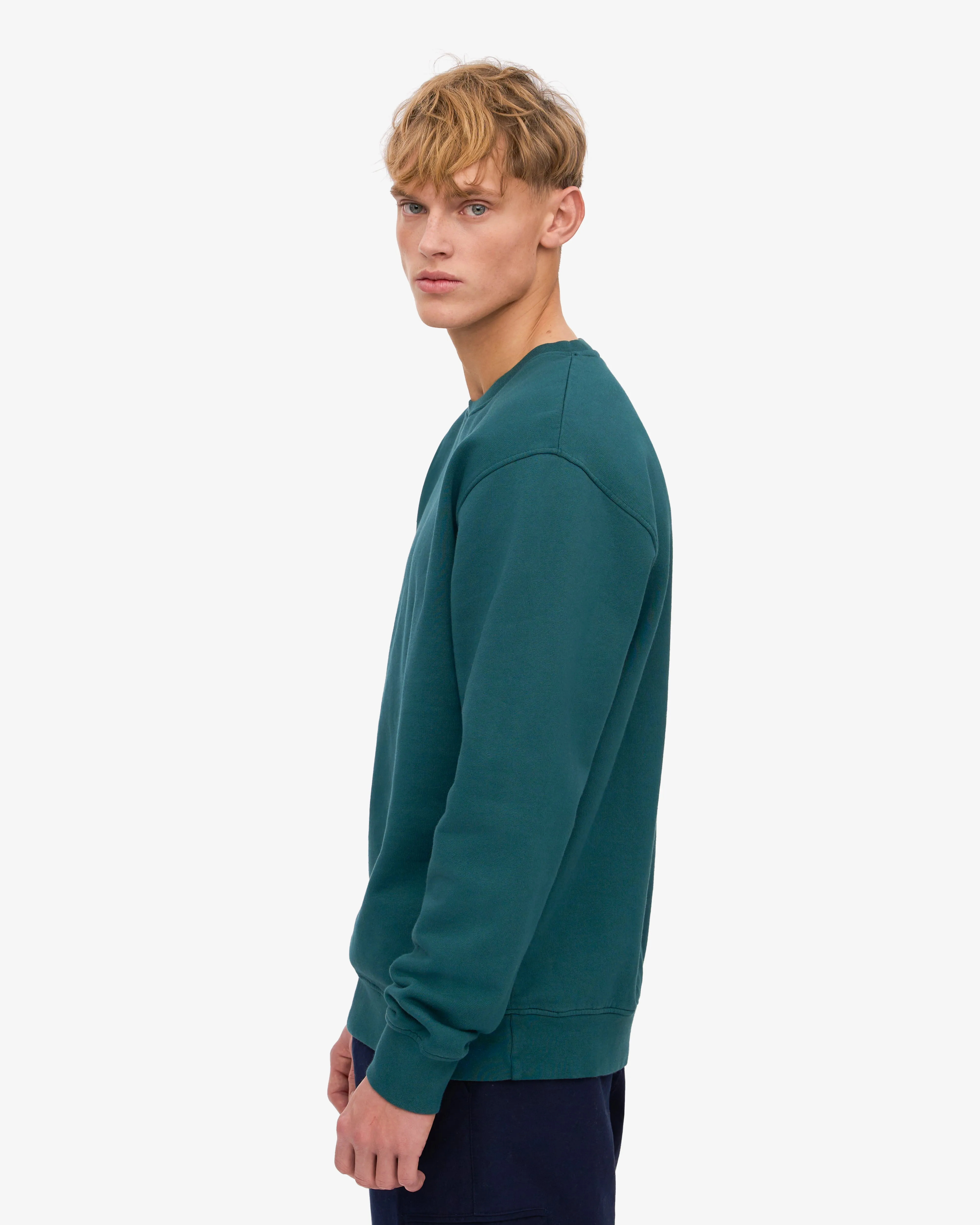 Classic Organic Crew - Ocean Green