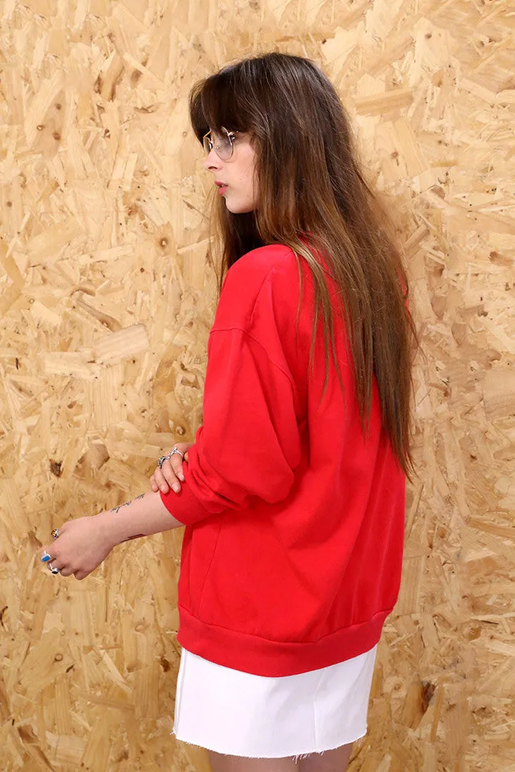 Coca Cola Vintage Red Sweatshirt