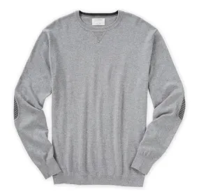 COTTON-CASHMERE CREW SWEATER