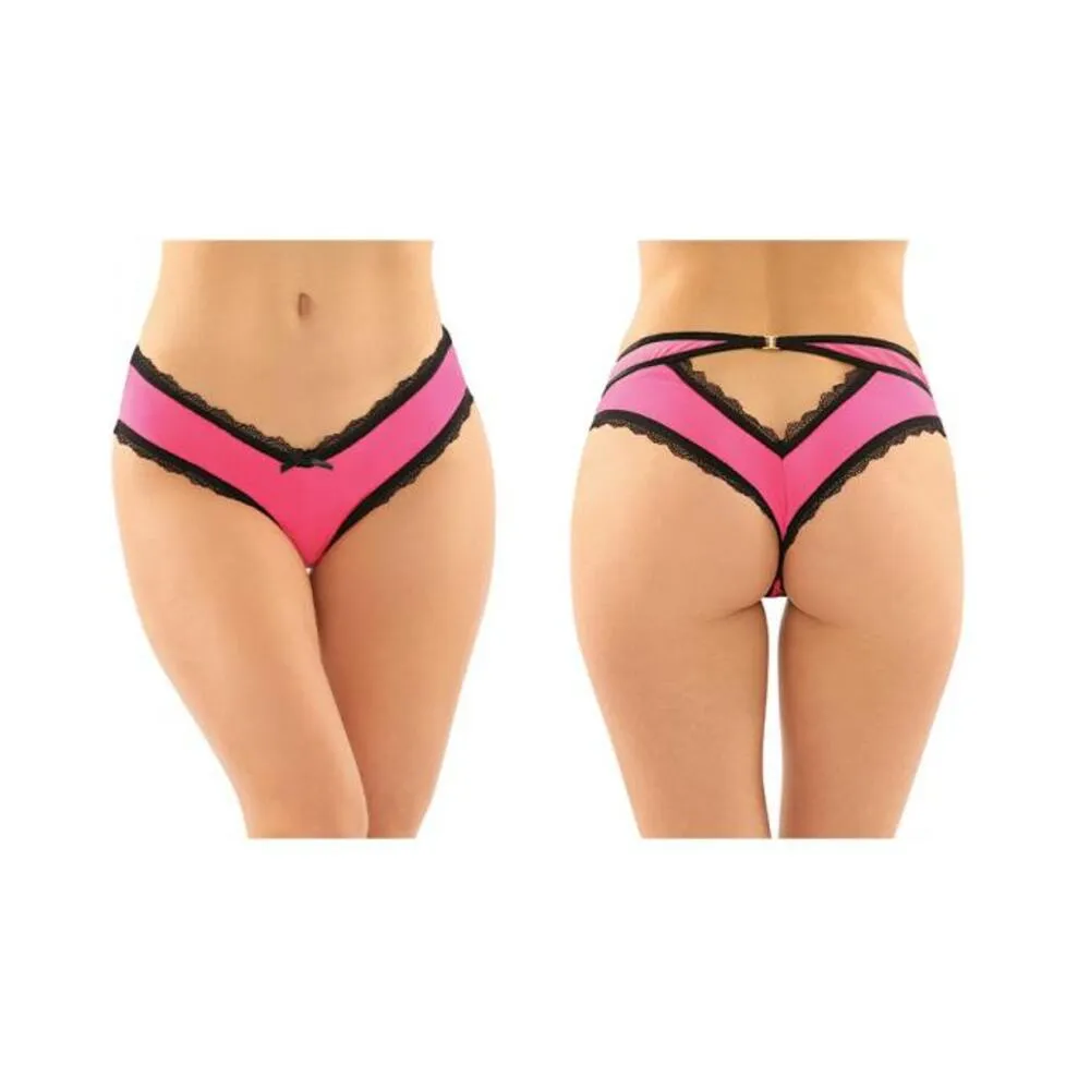 Dahlia Cheeky Hipster Panty S/M Pink