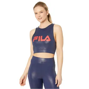 Fila Teagan Women's Crop Tank Peacoat-Red