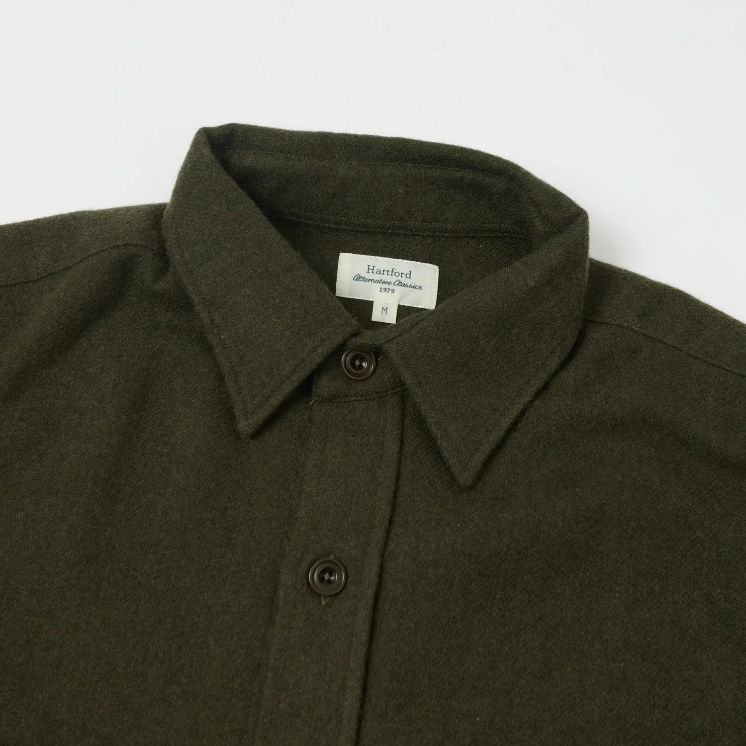 Hartford AY16107 Percey Wool Shirt - Army