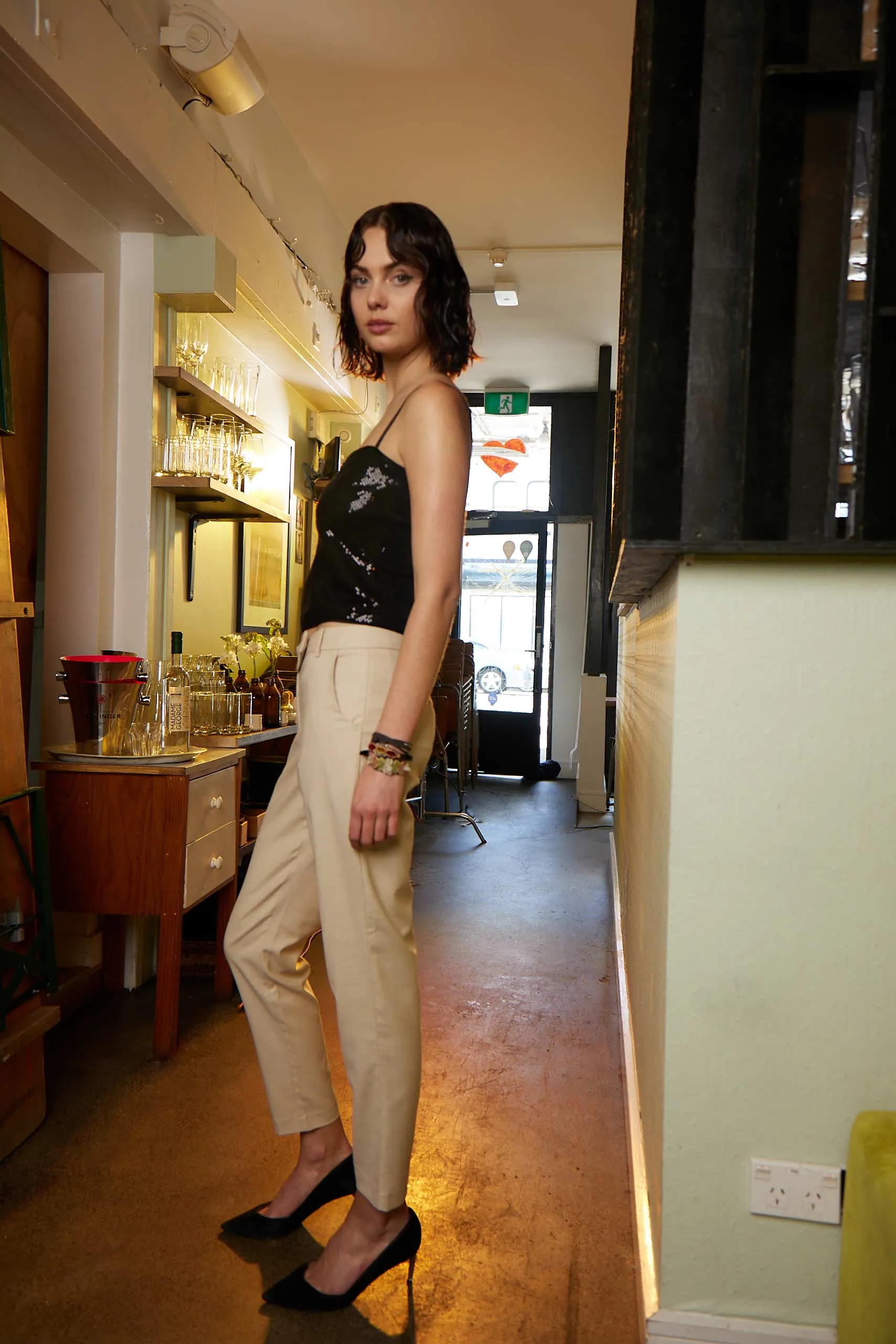 HIPSTER CIGARETTE PANT NATURAL