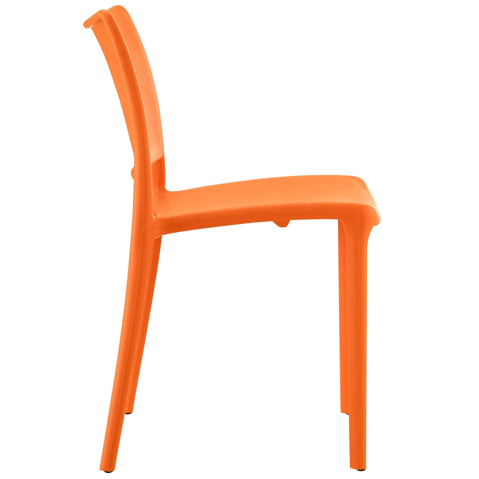 Hipster Dining Side Chair Set of 4 Orange EEI-2425-ORA-SET