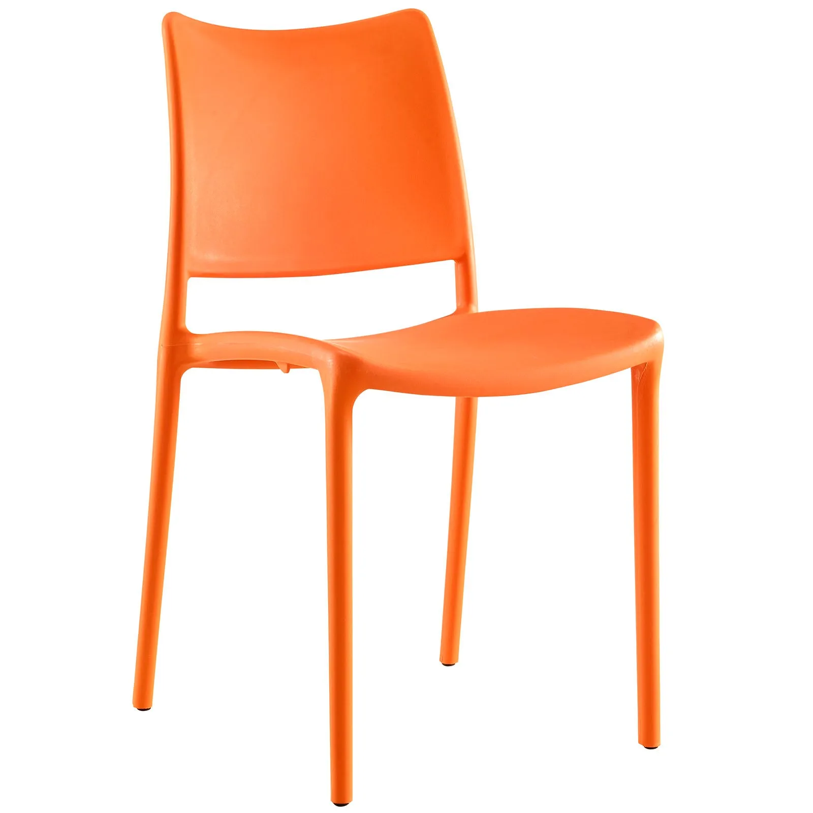 Hipster Dining Side Chair Set of 4 Orange EEI-2425-ORA-SET