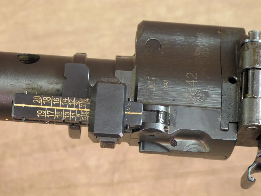 Original WWII German MG 34 Display Machine Gun- dot 1943 & Partially Matched Serial Numbers