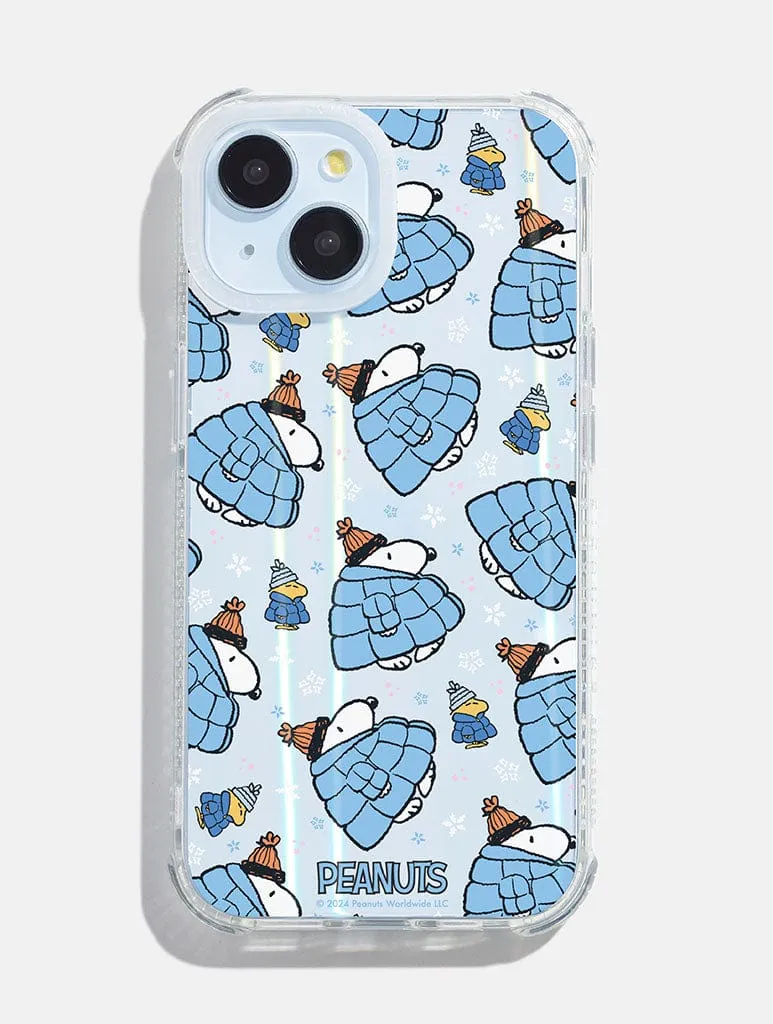 Peanuts x Skinnydip Snoopy Puffer Jacket Shock iPhone Case