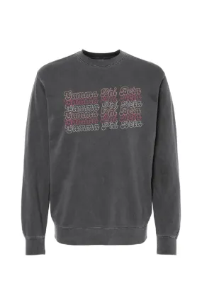 Retro Repeat Crewneck