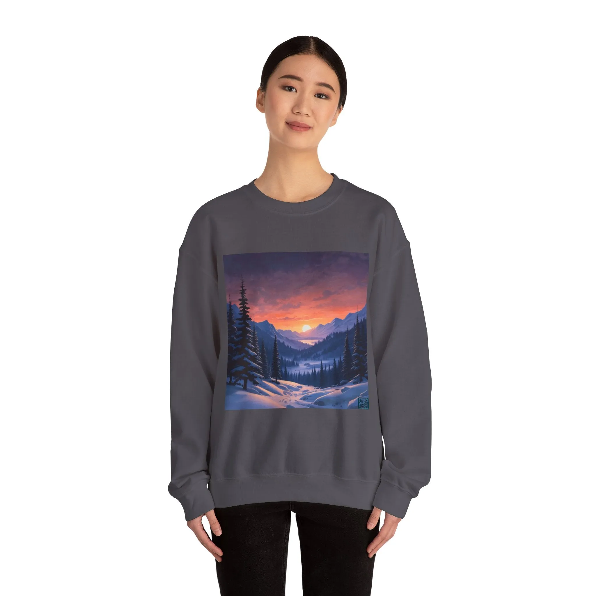 Sunset Snow Valley - Sweater