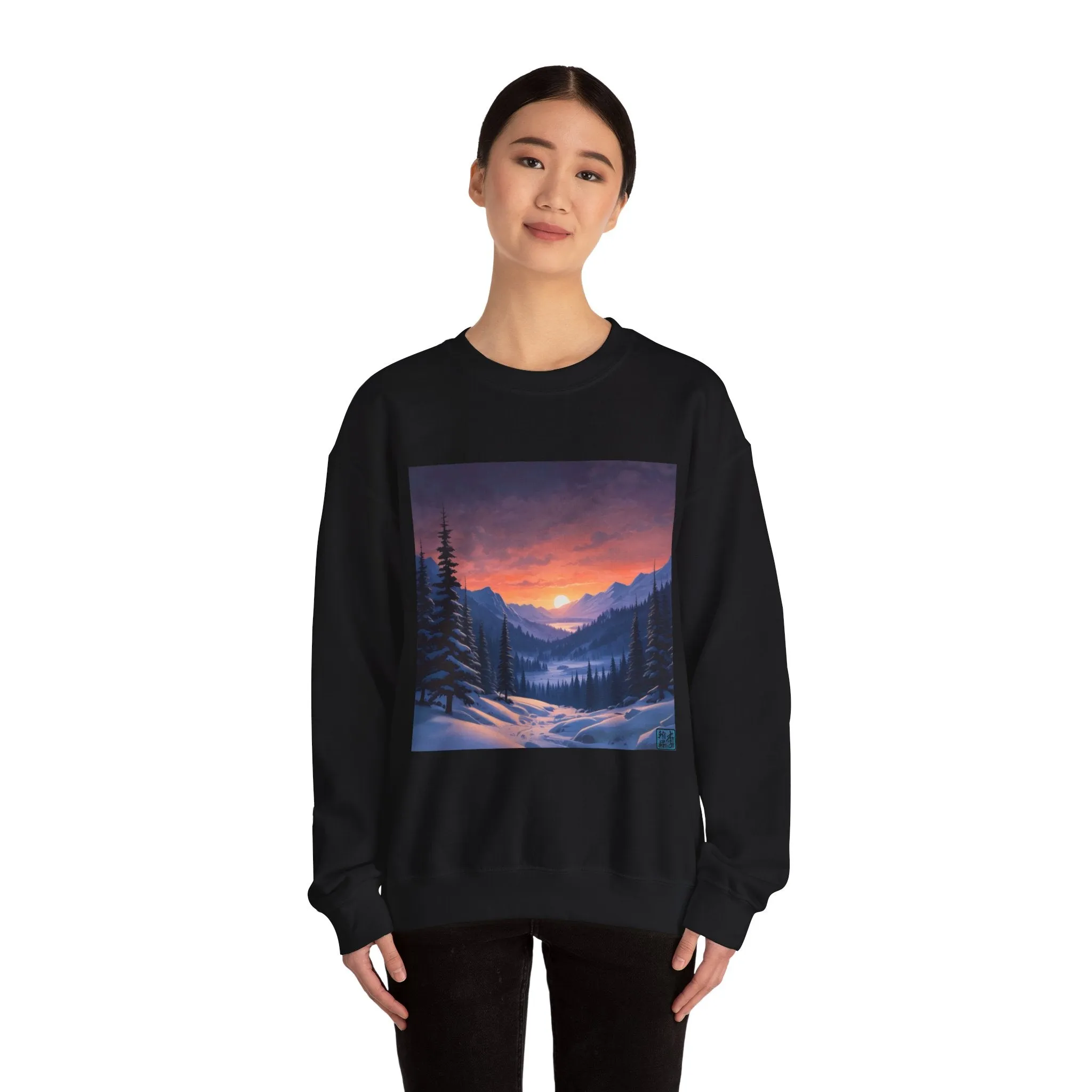 Sunset Snow Valley - Sweater