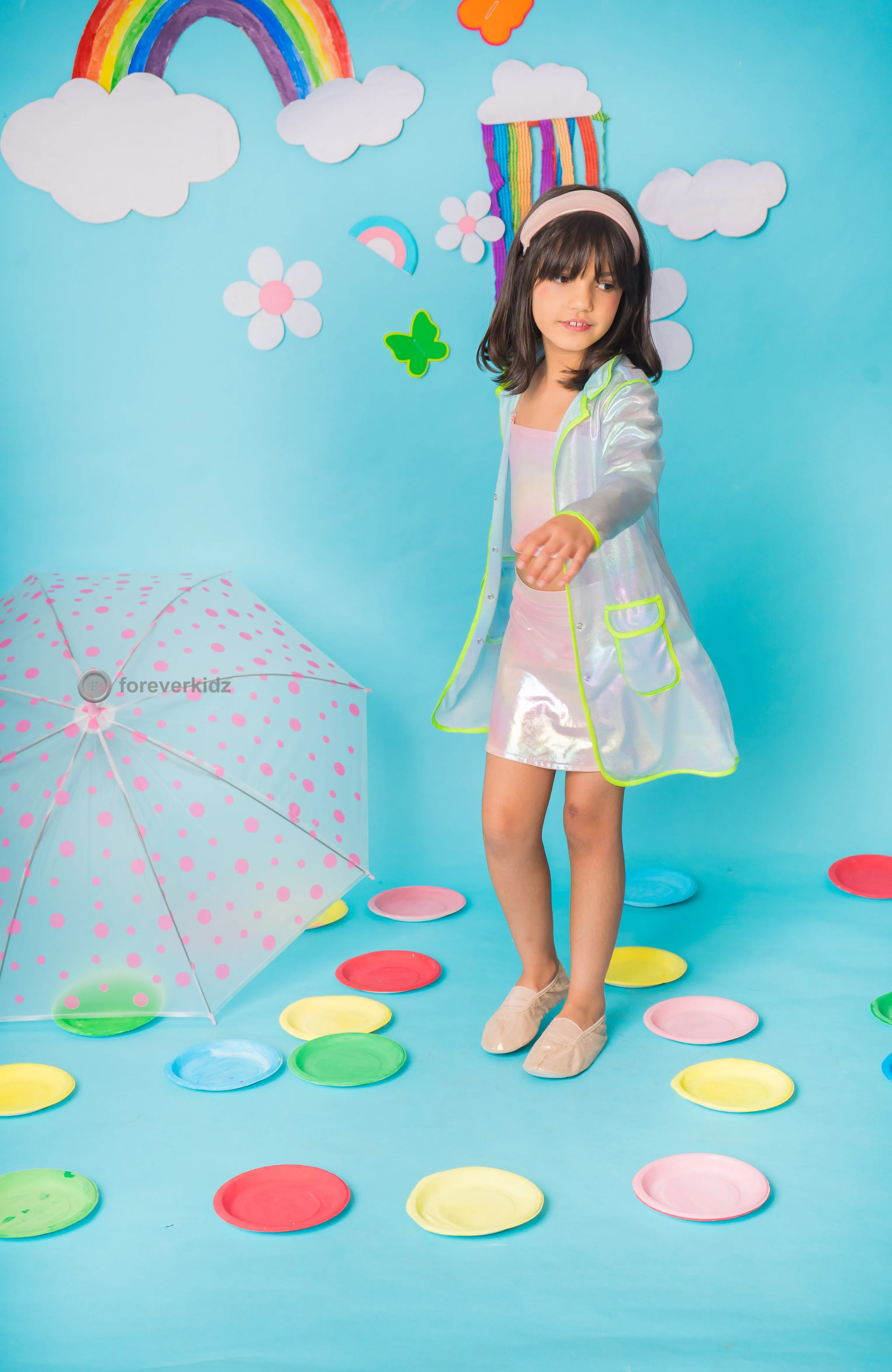 The Raincoat Neon Dress