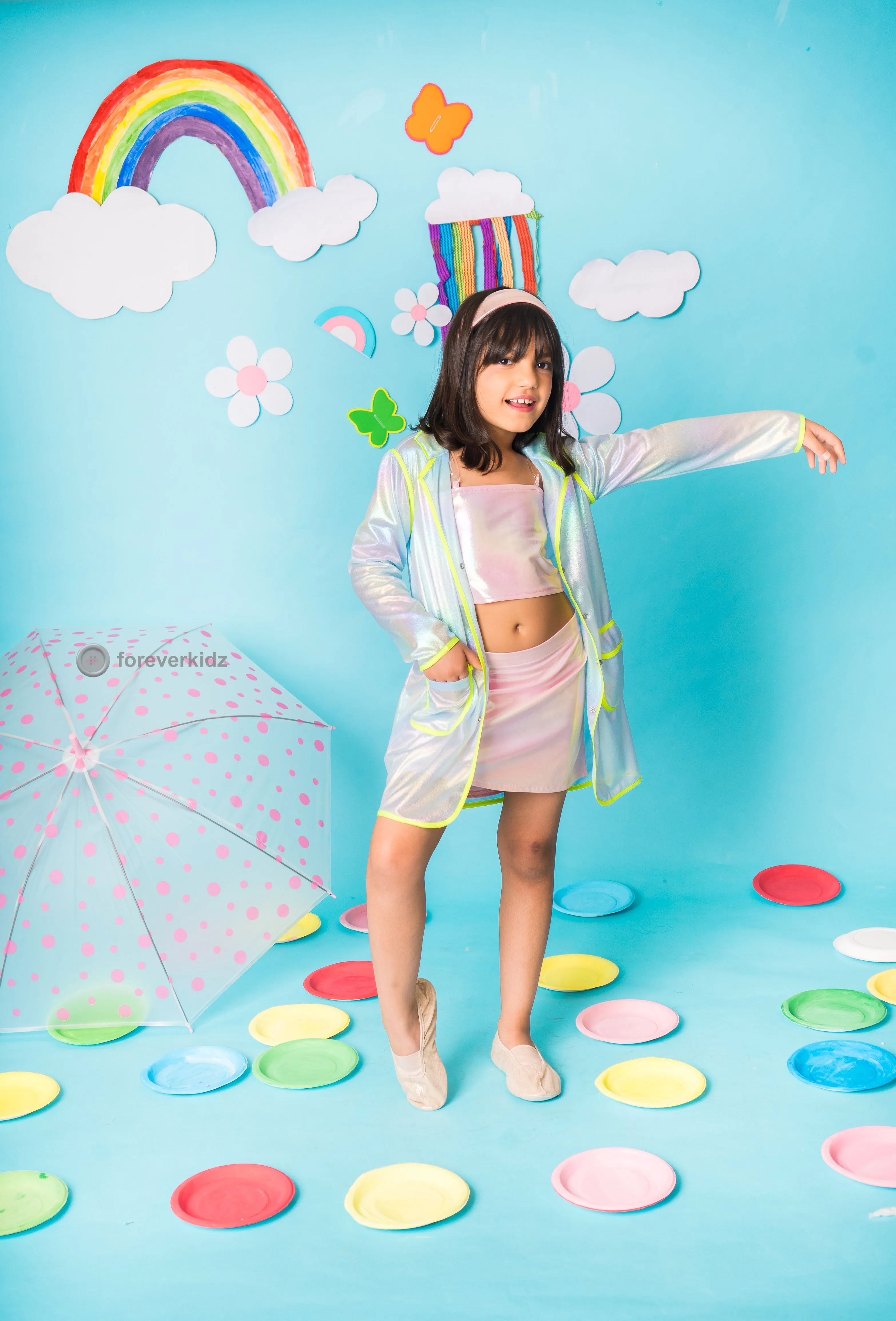 The Raincoat Neon Dress