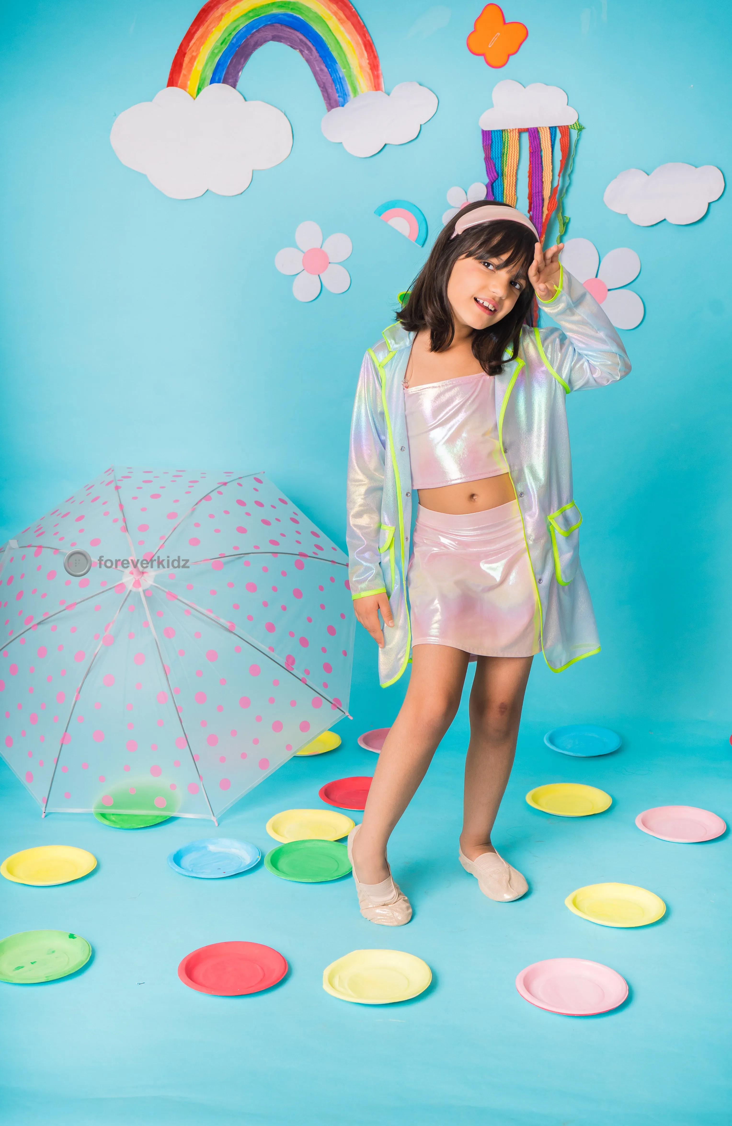 The Raincoat Neon Dress