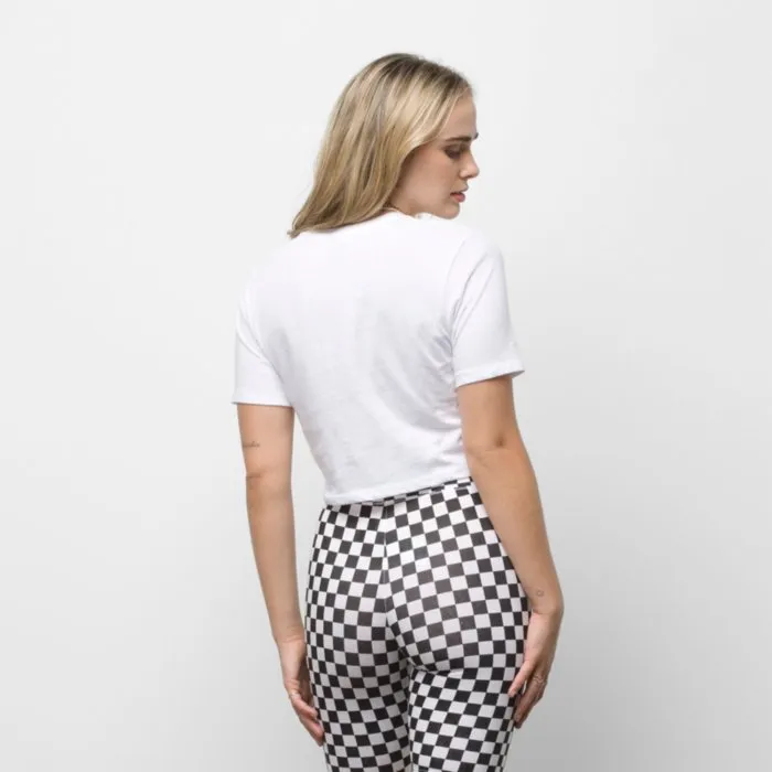 Vans Flying V Crop Crew Sport Tee - Peach Whip