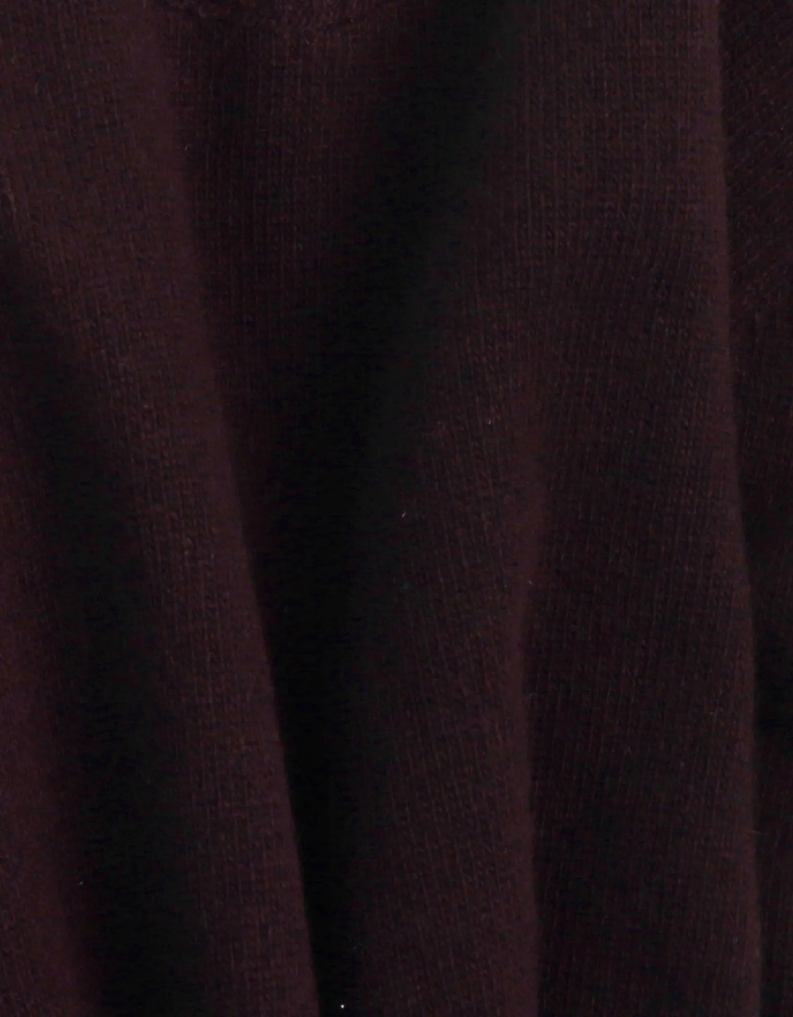 Women Light Merino Wool Crew - Oxblood Red