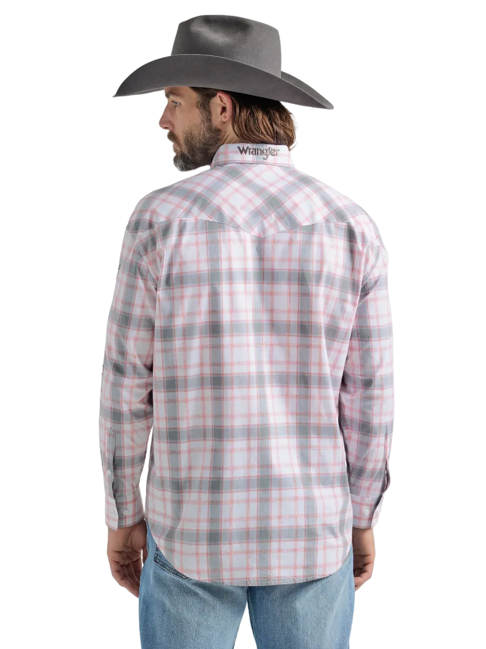 Wrangler Mens Logo Button Down Shirt - Big